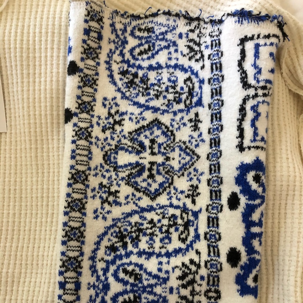 Free People Whisper White Long Sleeve Sweater - Picture 4 of 6